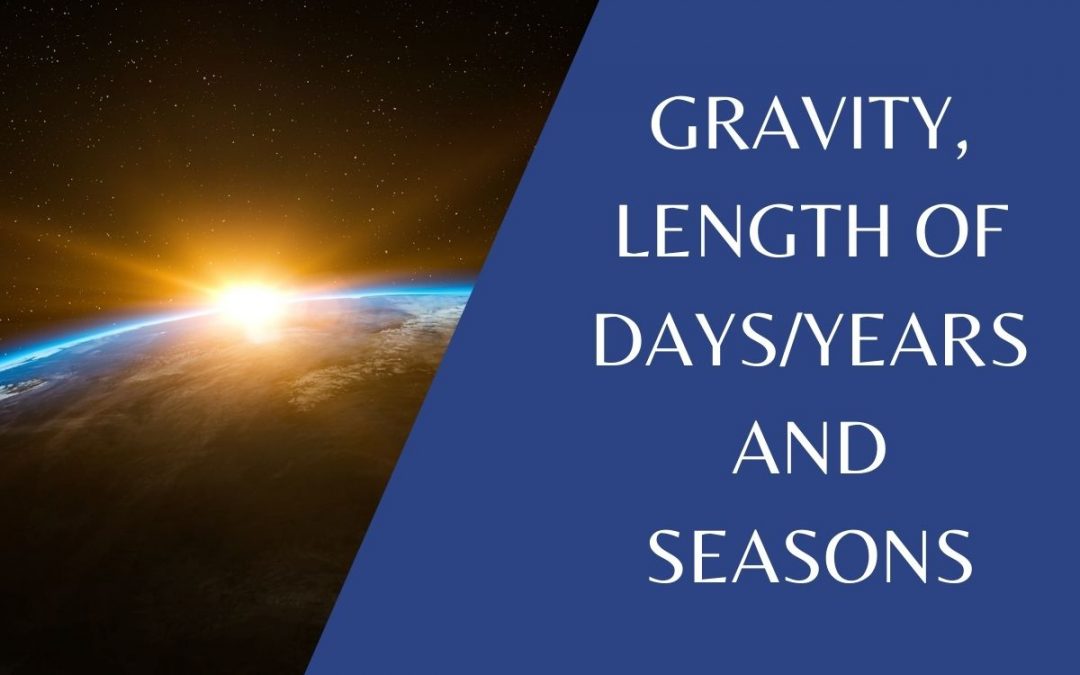 Space – what you need to know about gravity, length of days and seasons
